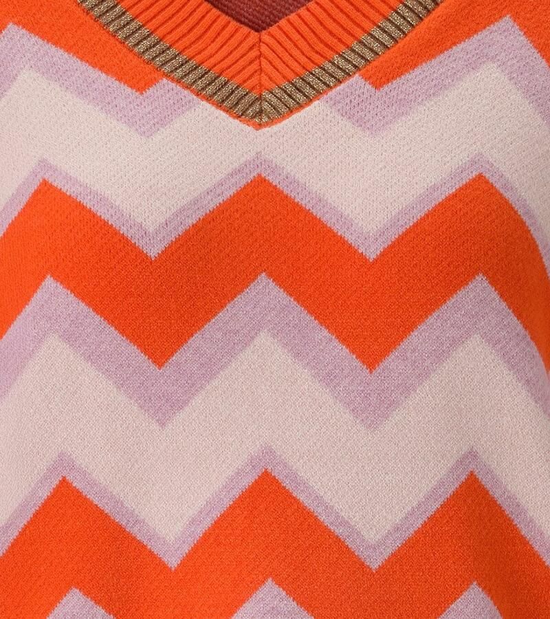 Aniston CASUAL Gebreide trui in interessant zigzag-patroon nieuwe collectie
