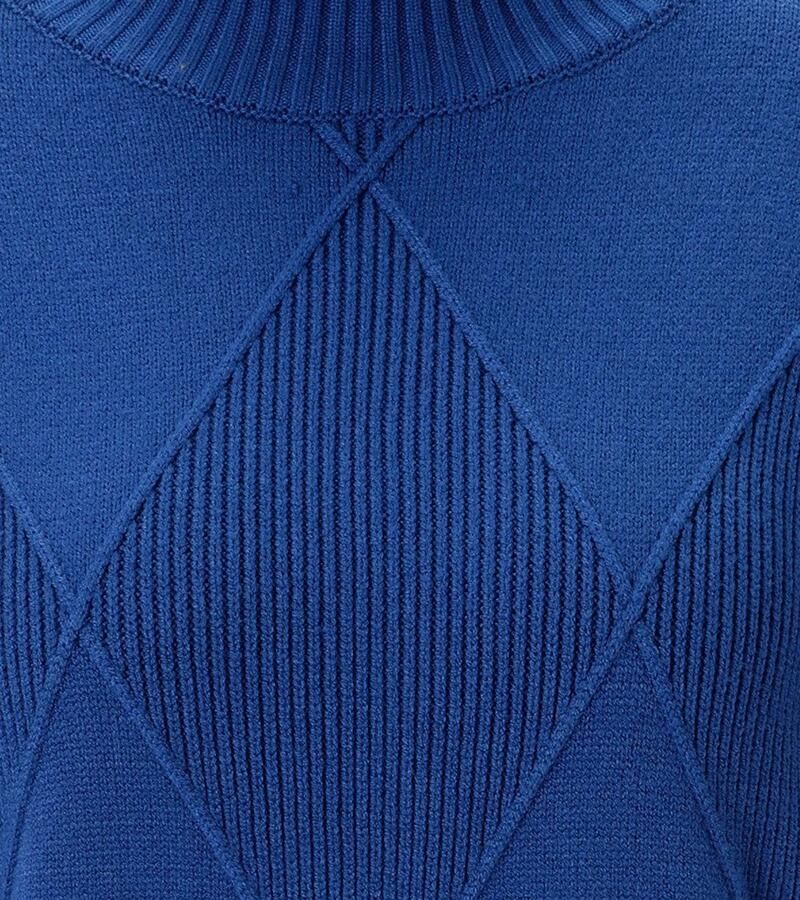 Aniston CASUAL Gebreide trui in trendy ruitpatroon nieuwe collectie