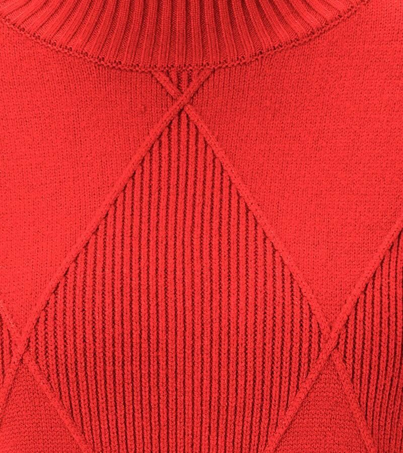 Aniston CASUAL Gebreide trui in trendy ruitpatroon nieuwe collectie