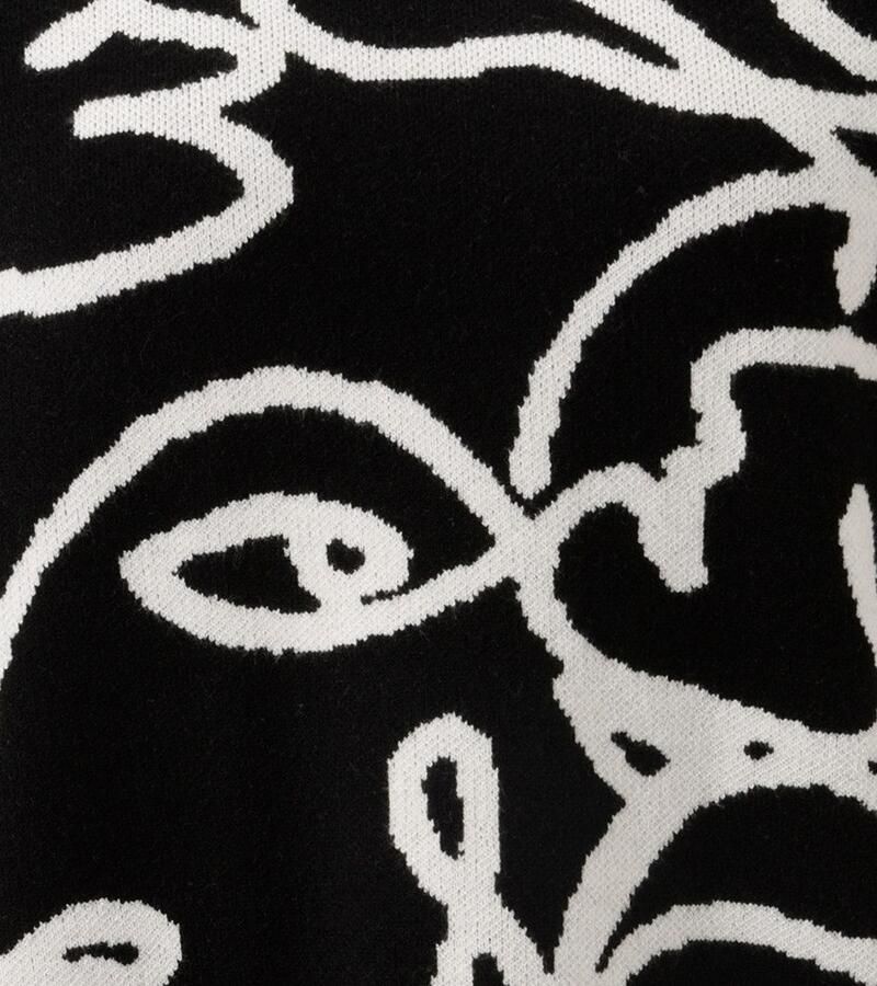 Aniston CASUAL Gebreide trui met fantasierijk grafisch jacquardpatroon nieuwe collectie