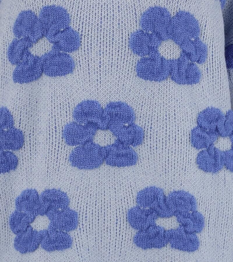 Aniston CASUAL Gebreide trui met gebreide bloemen