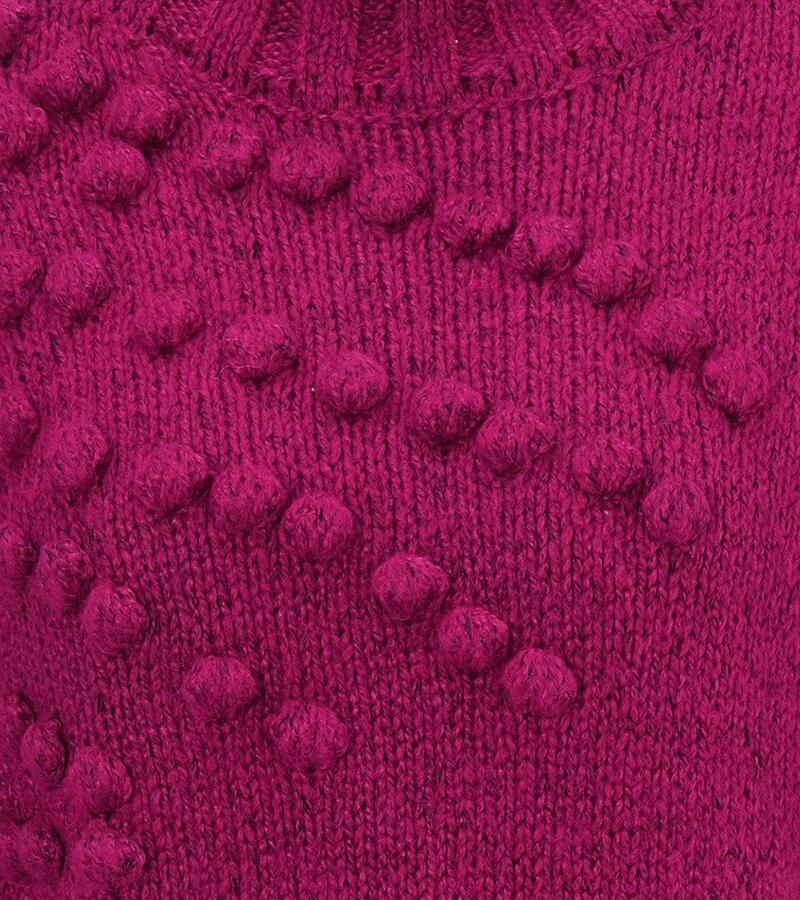 Aniston CASUAL Gebreide trui met gebreide kleine pompons