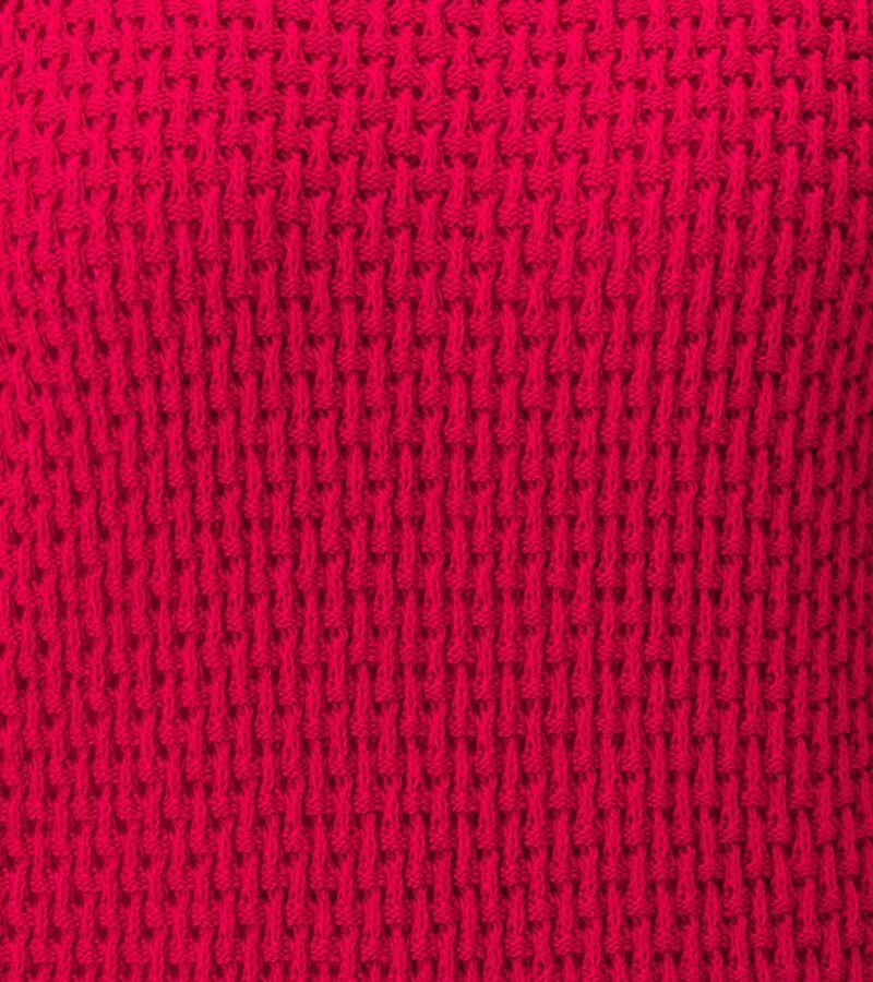 Aniston CASUAL Gebreide trui met golvende chetten aan de zoom en de lange mouwen nieuwe collectie