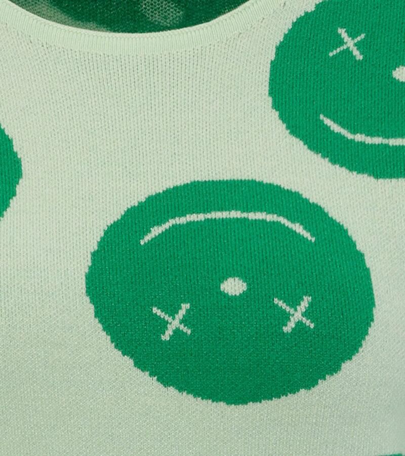 Aniston CASUAL Gebreide trui met ingebrachte smileys