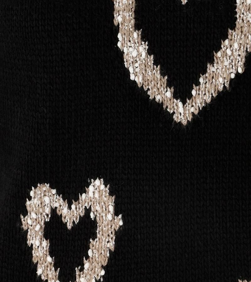 Aniston CASUAL Gebreide trui met ingebreide harten nieuwe collectie