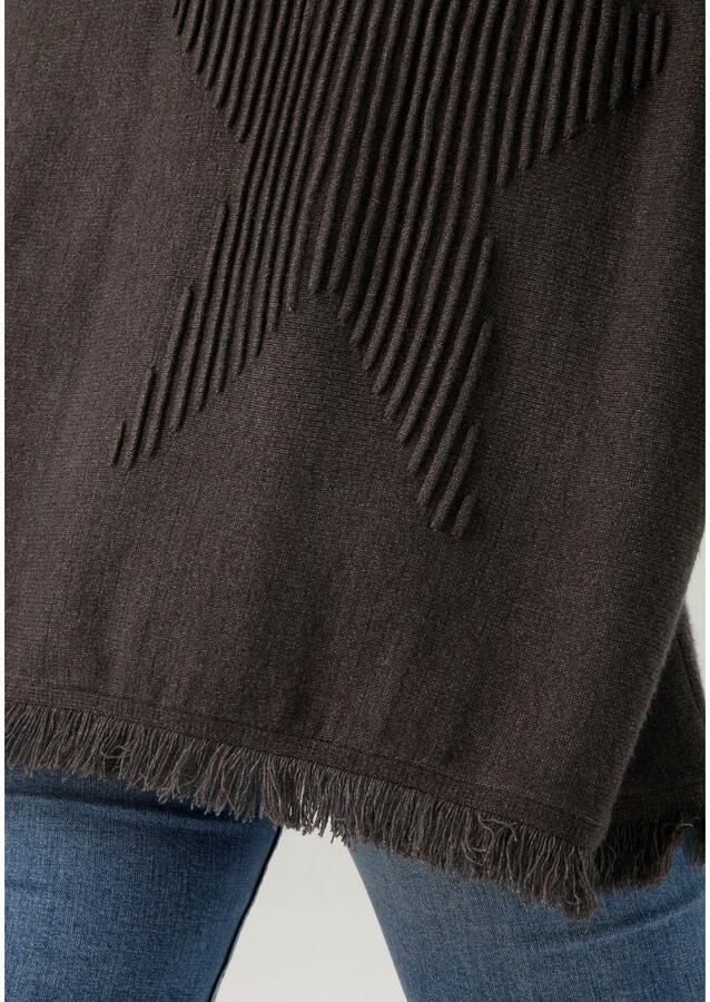 Aniston CASUAL Gebreide trui met ingebreide ster op de rug nieuwe collectie - Foto 3