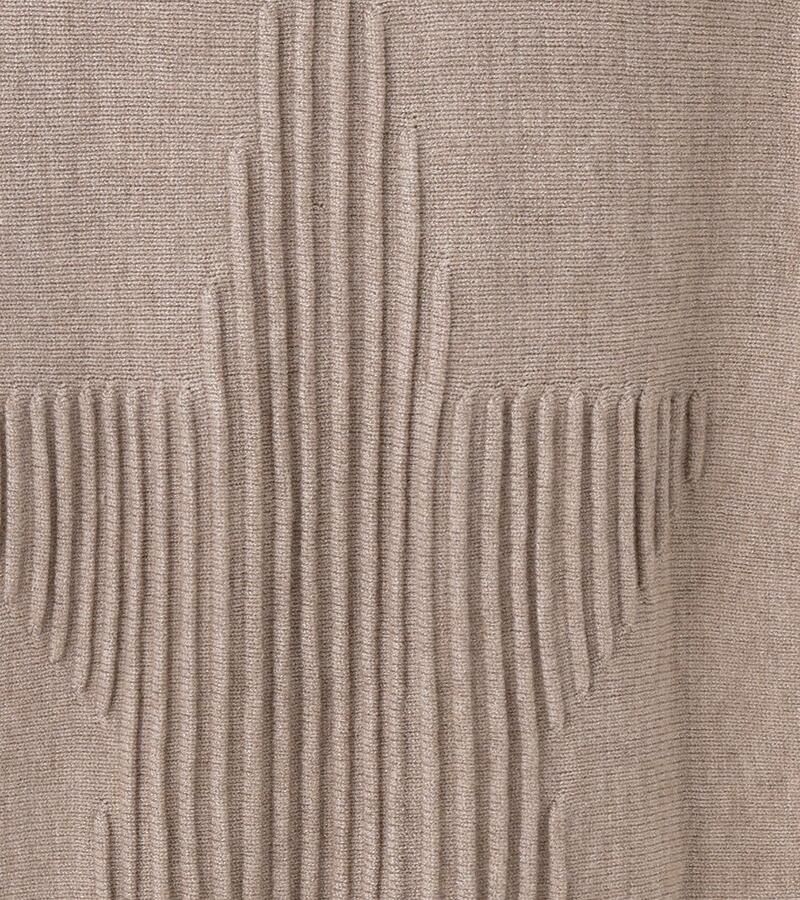 Aniston CASUAL Gebreide trui met ingebreide ster op de rug nieuwe collectie