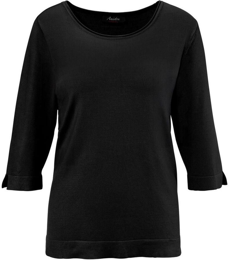 Aniston CASUAL Gebreide trui met klein split aan de 3 4-lange mouwen - Foto 2