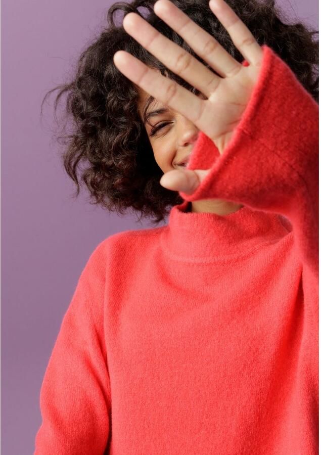 Aniston CASUAL Gebreide trui met opstaande kraag