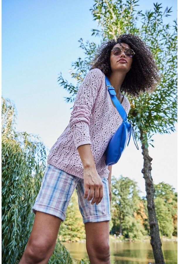 Aniston CASUAL Gebreide trui met trendy ajour-patroon - Foto 7