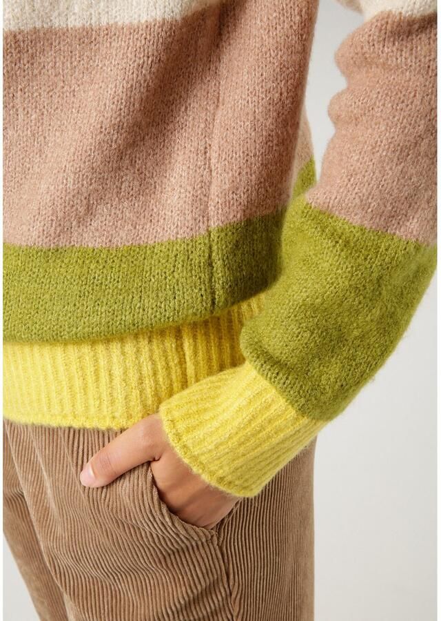 Aniston CASUAL Gebreide trui met trendy gekleurde brede strepen - Foto 3