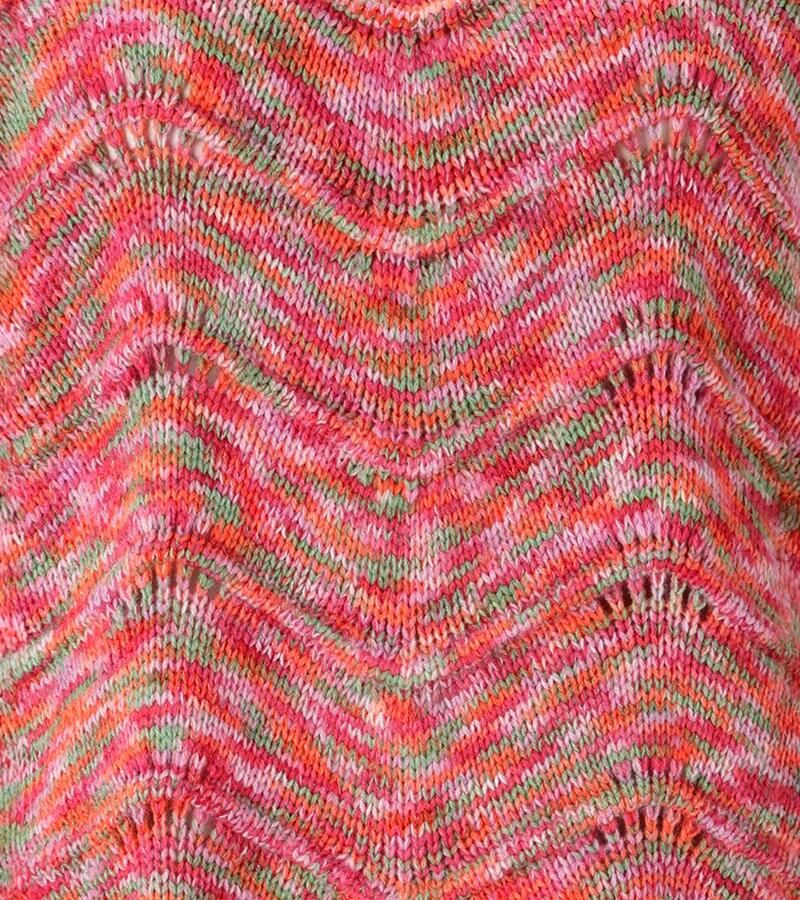 Aniston CASUAL Gebreide trui van bont spacegaren elk stuk is uniek nieuwe collectie