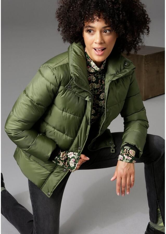 Aniston CASUAL Gewatteerde jas in een trendy two-tone dessin - Foto 2