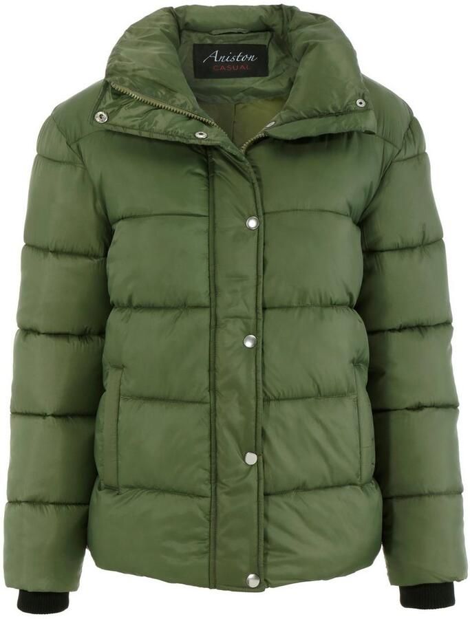 Aniston CASUAL Gewatteerde jas in een trendy two-tone dessin