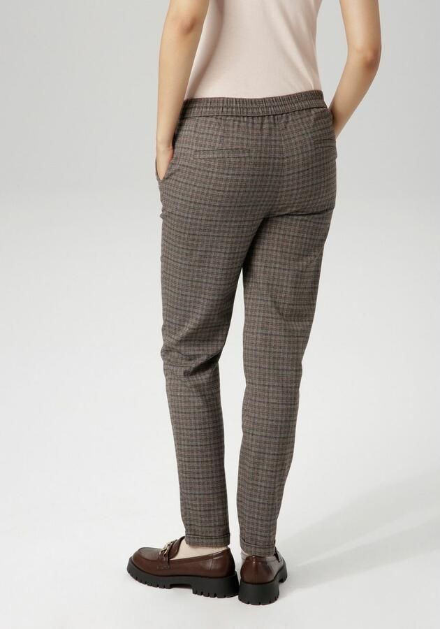 Aniston CASUAL Geweven broek met stijlvol ruitdessin nieuwe collectie - Foto 3