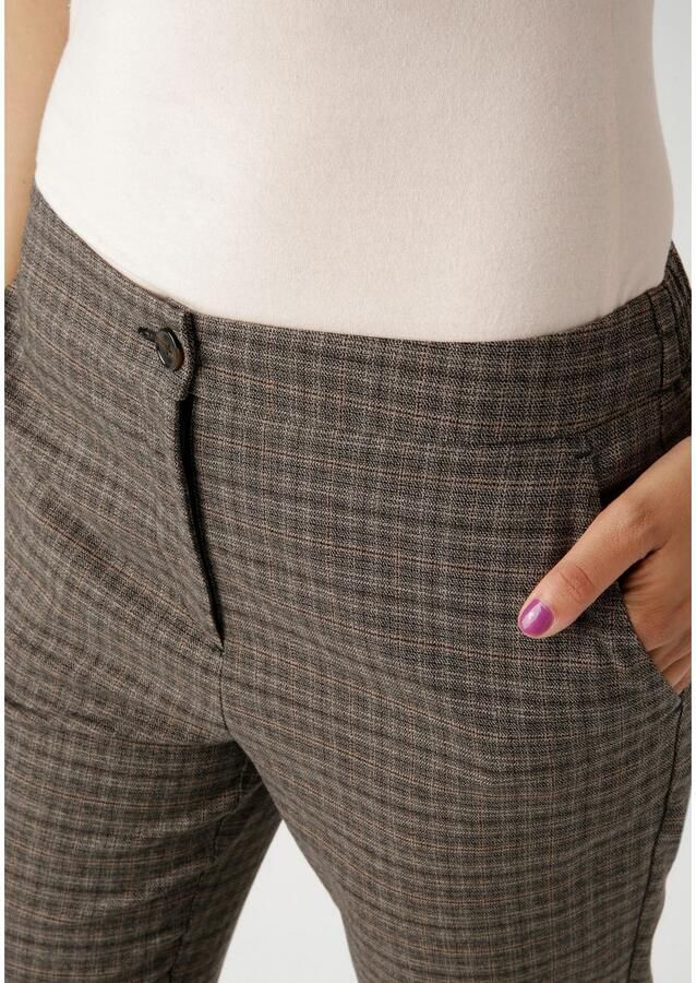 Aniston CASUAL Geweven broek met stijlvol ruitdessin nieuwe collectie - Foto 2