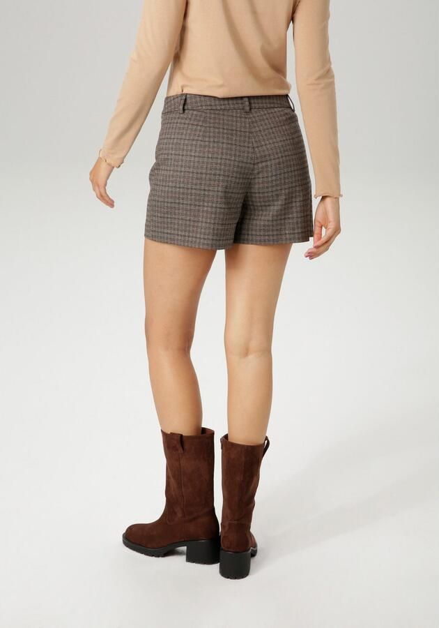 Aniston CASUAL Geweven short met stijlvol ruitdessin nieuwe collectie - Foto 4