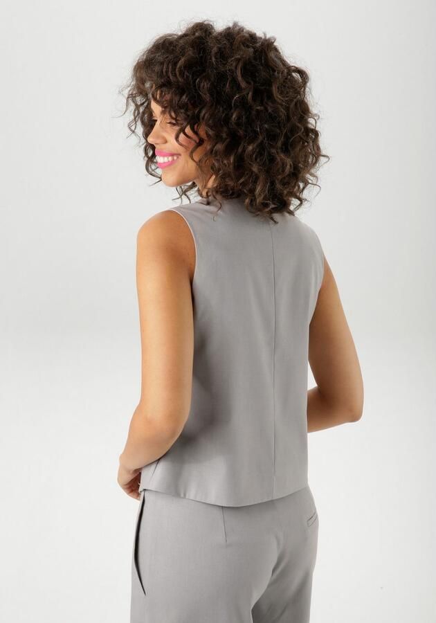 Aniston CASUAL Gilet met tonale knopen te sluiten nieuwe collectie - Foto 4