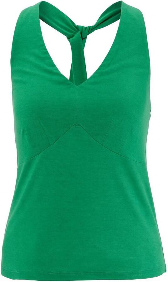 Aniston CASUAL Haltertop met bandjes die gestrikt kunnen worden - Foto 5