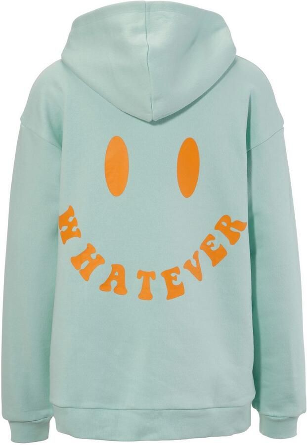 Aniston CASUAL Hoodie met smiley op de rug - Foto 6