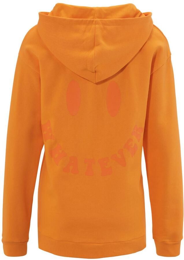 Aniston CASUAL Hoodie met smiley op de rug