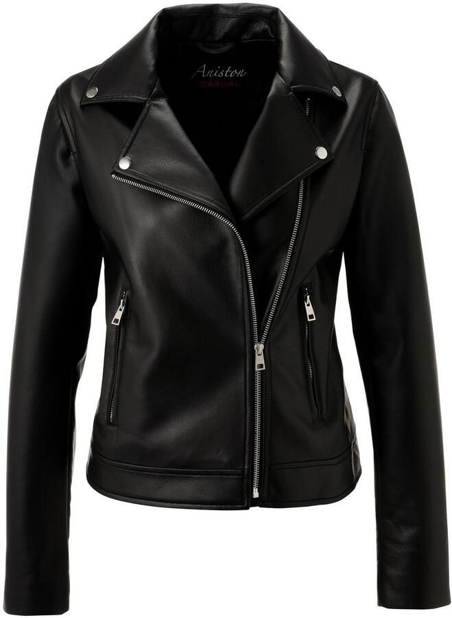 Aniston CASUAL Imitatieleren jack in bikerstijl nieuwe collectie - Foto 2