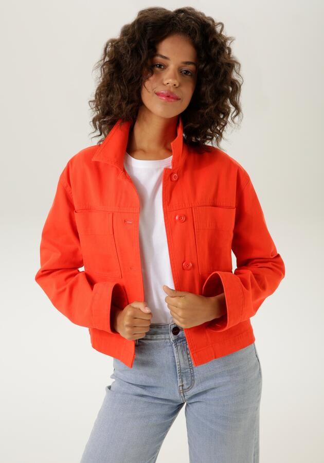 Aniston CASUAL Jeansjack met tonale knopen te sluiten - Foto 9