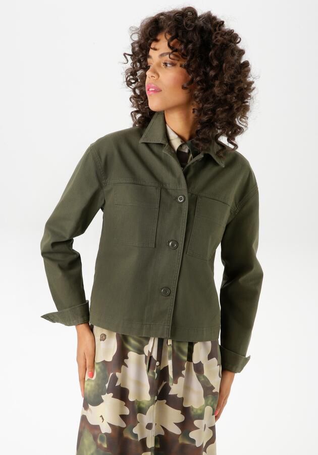 Aniston CASUAL Jeansjack met tonale knopen te sluiten - Foto 7