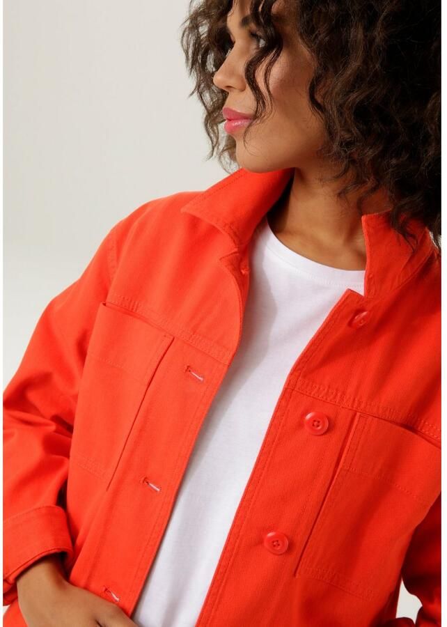 Aniston CASUAL Jeansjack met tonale knopen te sluiten - Foto 2