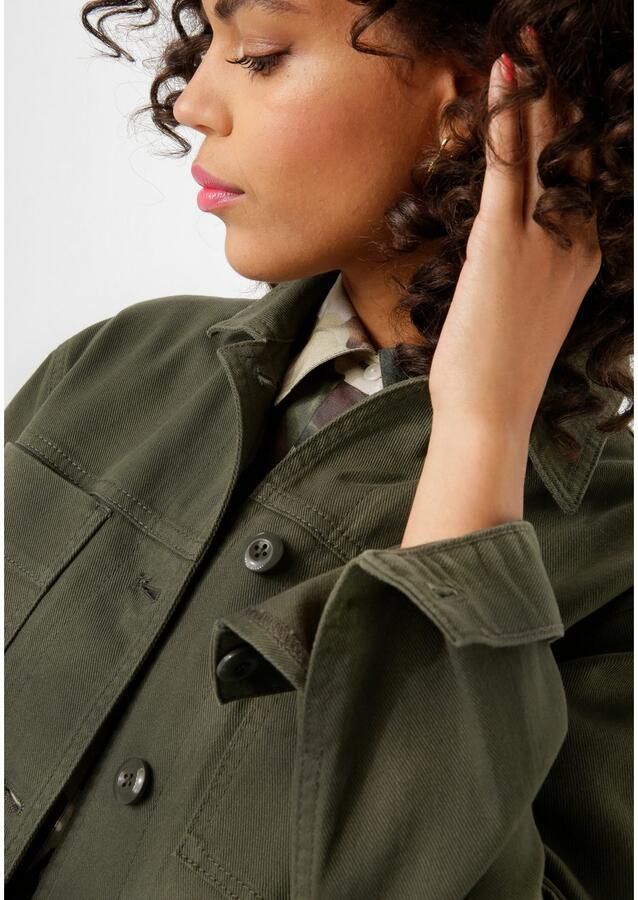 Aniston CASUAL Jeansjack met tonale knopen te sluiten - Foto 3