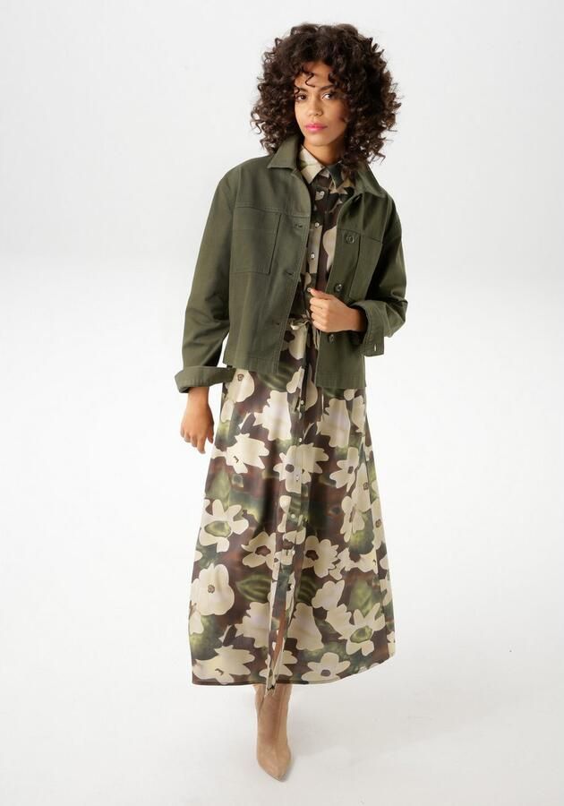 Aniston CASUAL Jeansjack met tonale knopen te sluiten - Foto 6