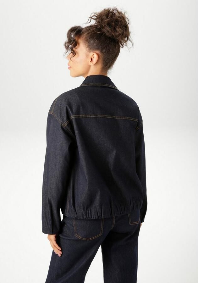 Aniston CASUAL Jeansjack te sluiten met verdekte drukknopen nieuwe collectie - Foto 5