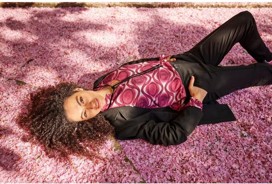 Aniston CASUAL Jerseybroek met biezen gegarneerd - Foto 6