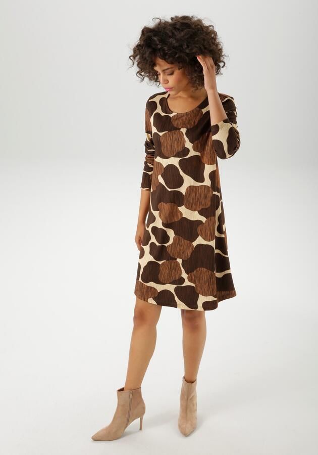 Aniston CASUAL Jerseyjurk in lichte a-lijn vorm nieuwe collectie - Foto 7