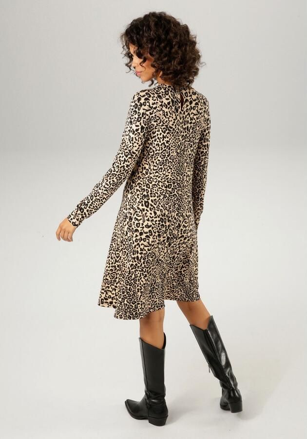 Aniston CASUAL Jerseyjurk met animal-print - Foto 5