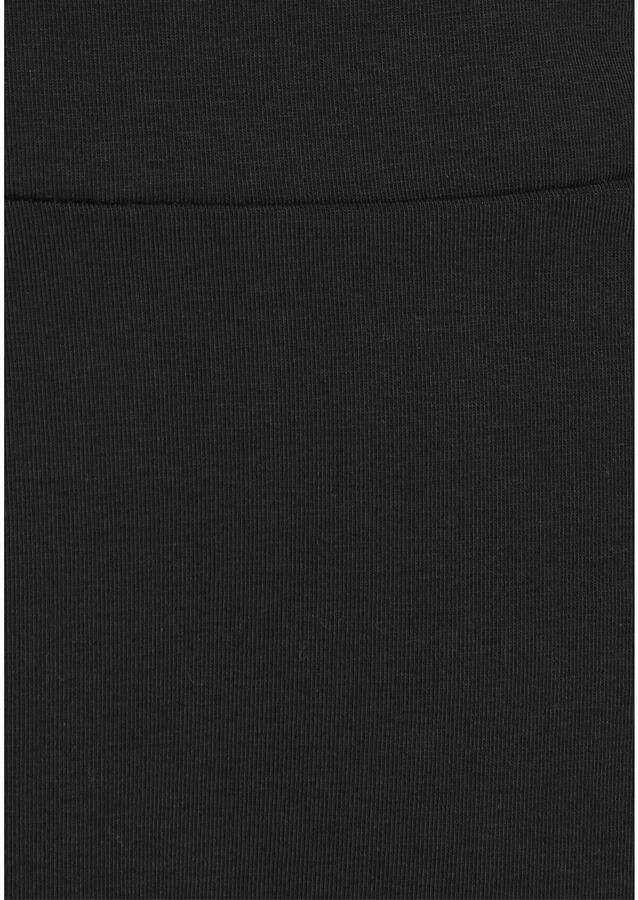 Aniston CASUAL Jerseyjurk met bloemenprint of in uni-zwart