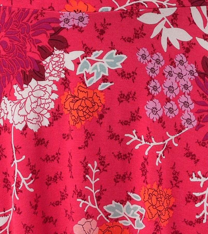 Aniston CASUAL Jerseyjurk met fantasierijke bloe print elk stuk is uniek nieuwe kollectie