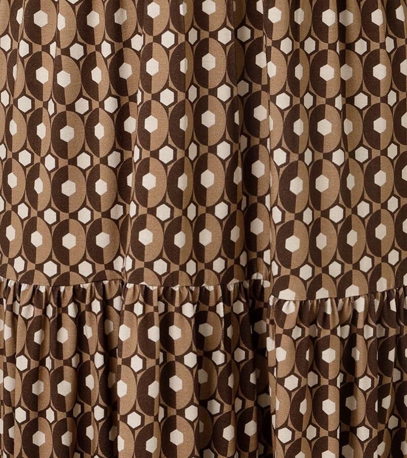 Aniston CASUAL Jerseyjurk met kleurharmonisch retro-patroon nieuwe collectie