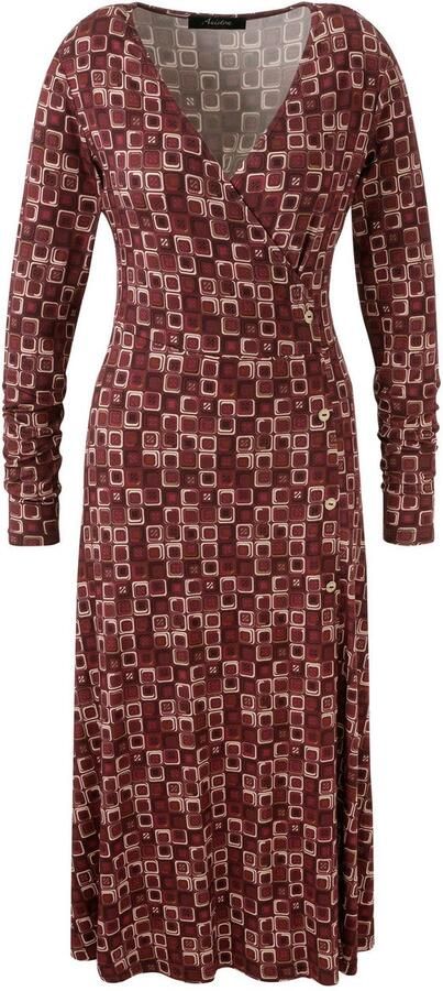 Aniston CASUAL Jerseyjurk met kleurharmonisch retro-patroon nieuwe collectie - Foto 6