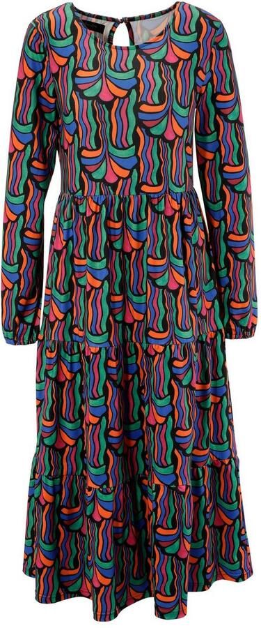 Aniston CASUAL Jerseyjurk met kleurrijke grafische print - Foto 5