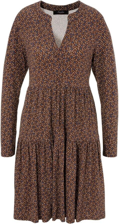 Aniston CASUAL Jerseyjurk met trendy gekleurde grafische allover-print - Foto 6