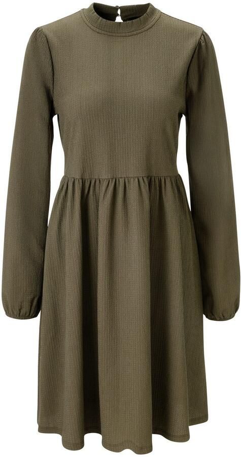 Aniston CASUAL Jerseyjurk van gestructureerde elastische crêpe kwaliteit nieuwe collectie - Foto 6