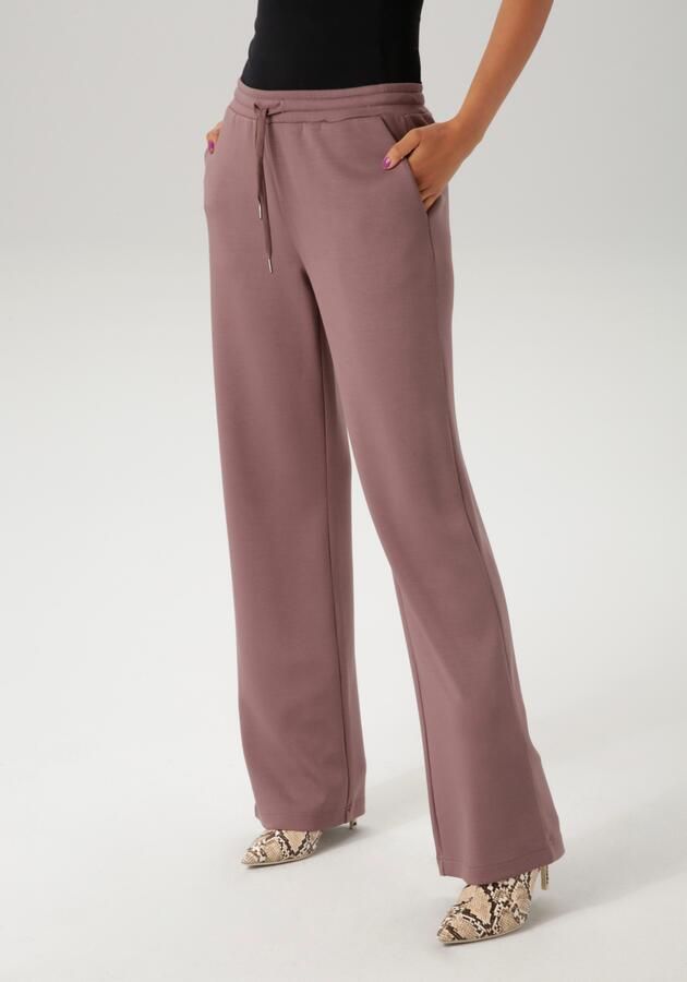 Aniston CASUAL Joggingbroek van superzachte elastische jersey-kwaliteit - Foto 5