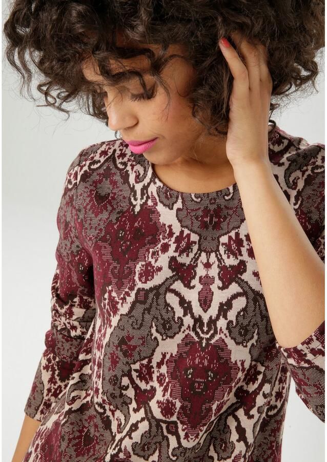 Aniston CASUAL Jurk in a-lijn met extravagant orna t-patroon nieuwe collectie - Foto 2