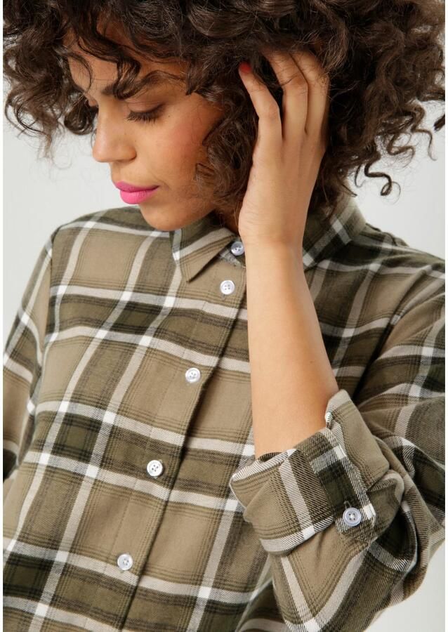 Aniston CASUAL Jurk met overhemdkraag in trendy geruit dessin nieuwe collectie - Foto 2