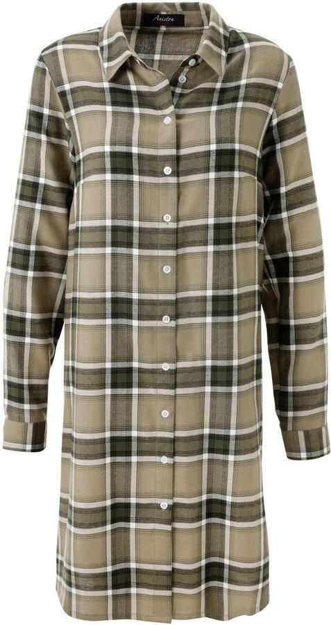 Aniston CASUAL Jurk met overhemdkraag in trendy geruit dessin nieuwe collectie - Foto 6