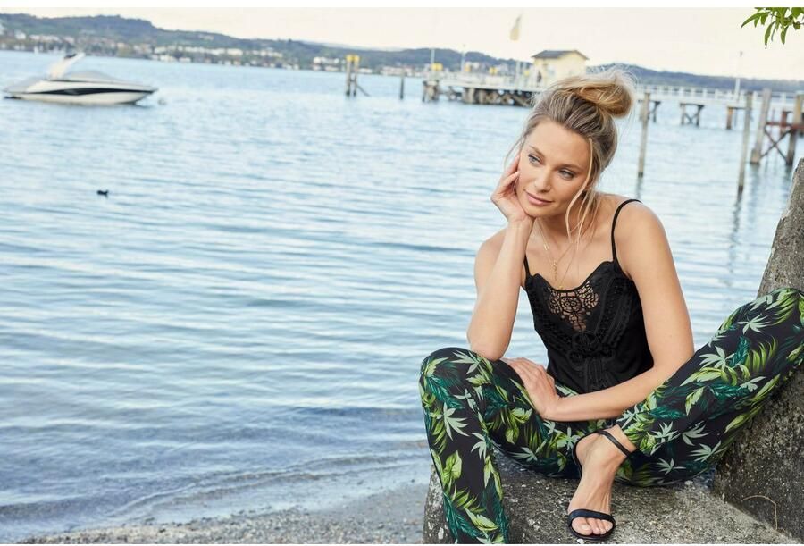 Aniston CASUAL Kanten top met verstelbare spaghettibandjes - Foto 7