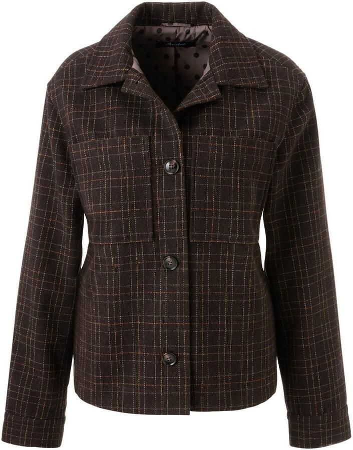 Aniston CASUAL Kort jack in ruitdessin met gestippelde voering nieuwe collectie - Foto 2