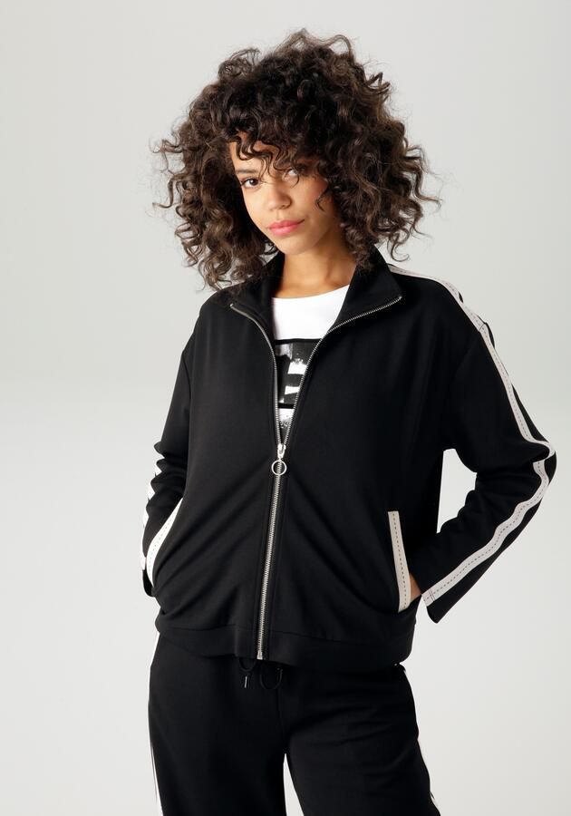 Aniston CASUAL Kort jack met tapes op de steekzakken en lange mouwen nieuwe collectie - Foto 7