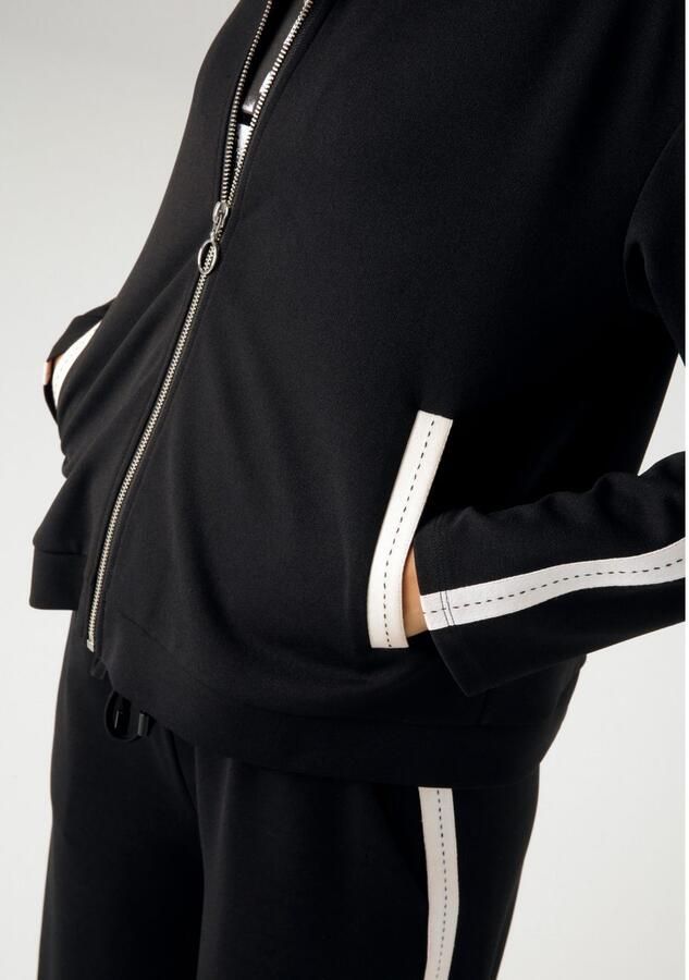 Aniston CASUAL Kort jack met tapes op de steekzakken en lange mouwen nieuwe collectie - Foto 3